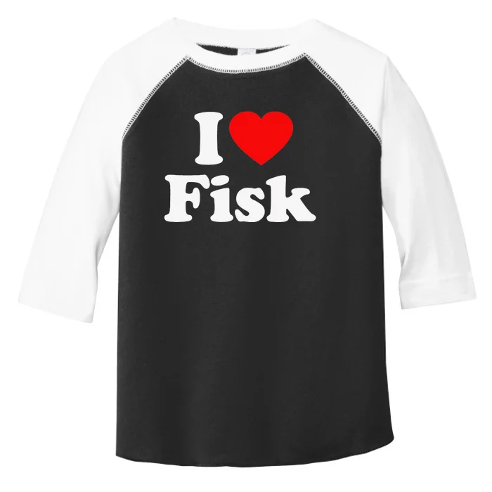 Fisk Love Heart College University @ Alumni Toddler Fine Jersey T-Shirt