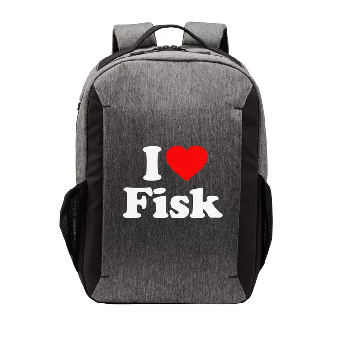 Fisk Love Heart College University @ Alumni Vector Backpack