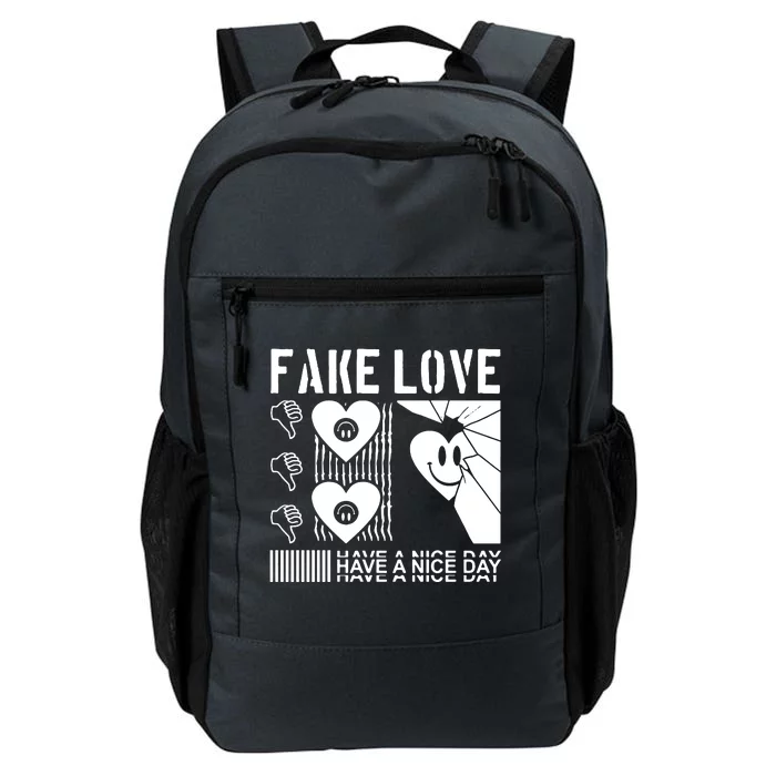 Fake Love Have A Nice Day Contemporary Daily Commute Backpack