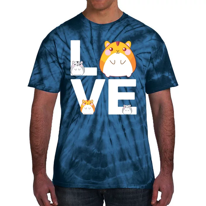 Funny Love Hamsters Shirts Animal Toys Pets Lovers Tie-Dye T-Shirt