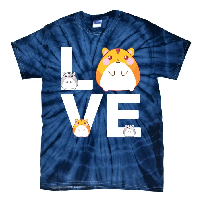 Funny Love Hamsters Shirts Animal Toys Pets Lovers Tie-Dye T-Shirt