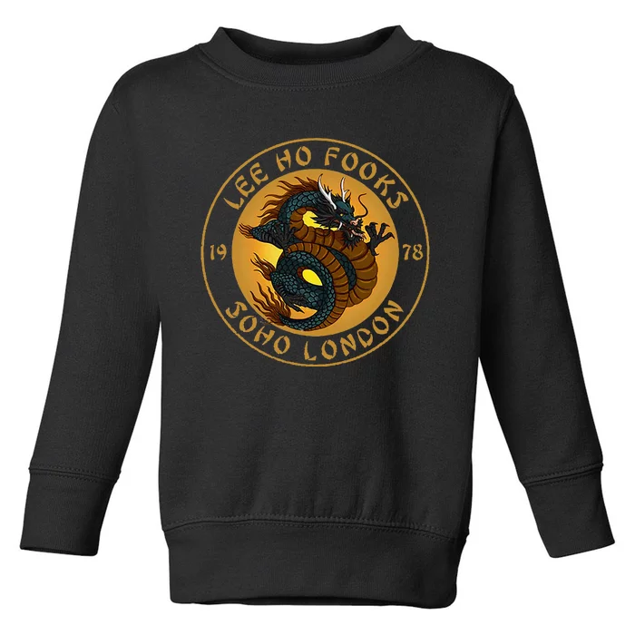 Funny L.E.E H.O F.O.O.K.S Chinese Restaurant Design Toddler Sweatshirt