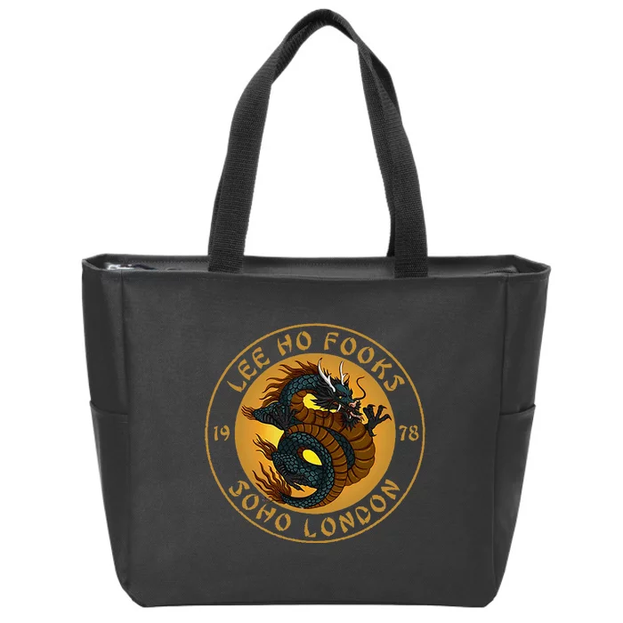 Funny L.E.E H.O F.O.O.K.S Chinese Restaurant Design Zip Tote Bag