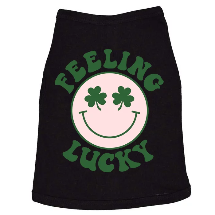 Feeling Lucky Irish Clover Happy Face Doggie Tank