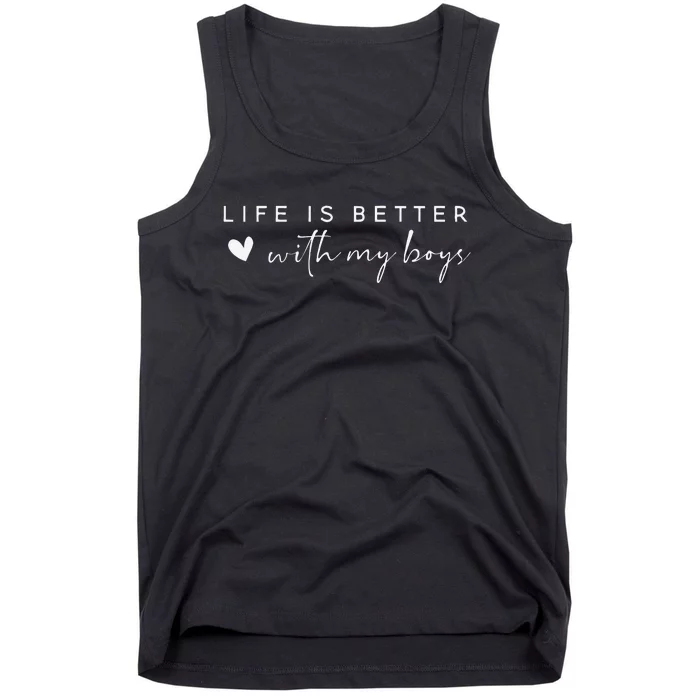 Funny Life Is Better With My Boyss Tank Top