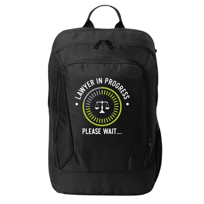 Funny Lawyer In Progress Gift Law School Apparel City Backpack