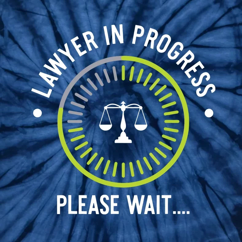 Funny Lawyer In Progress Gift Law School Apparel Tie-Dye T-Shirt