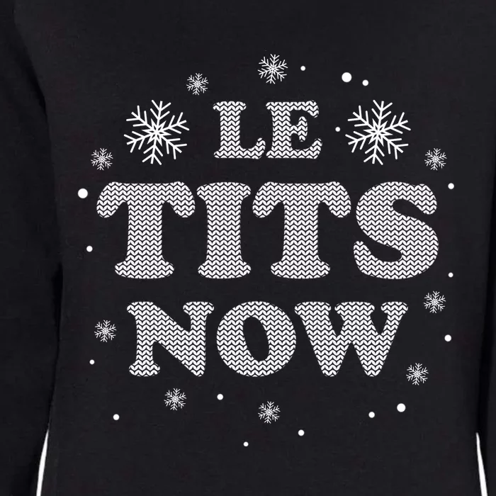 Funny Let It Snow Gift For Christmas Womens California Wash Sweatshirt