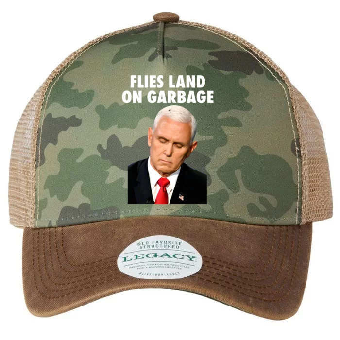 Flies Land On Garbage Mike Pence Debate Fly Legacy Tie Dye Trucker Hat