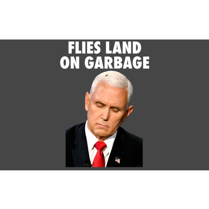 Flies Land On Garbage Mike Pence Debate Fly Bumper Sticker