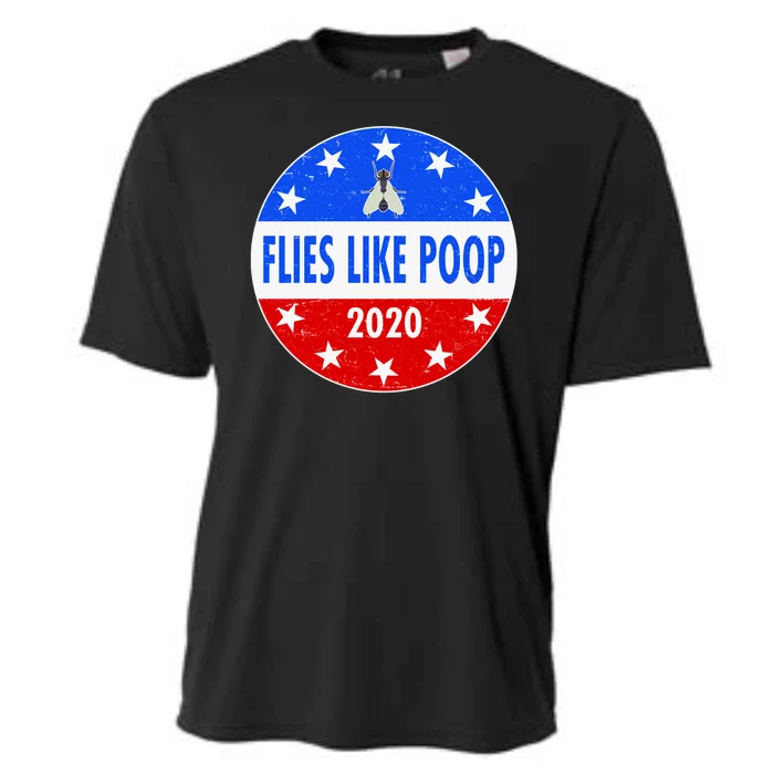 Flies Like Poop Emblem Mike Pence Fly Cooling Performance Crew T-Shirt