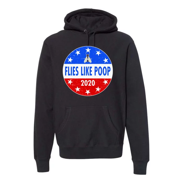 Flies Like Poop Emblem Mike Pence Fly Premium Hoodie