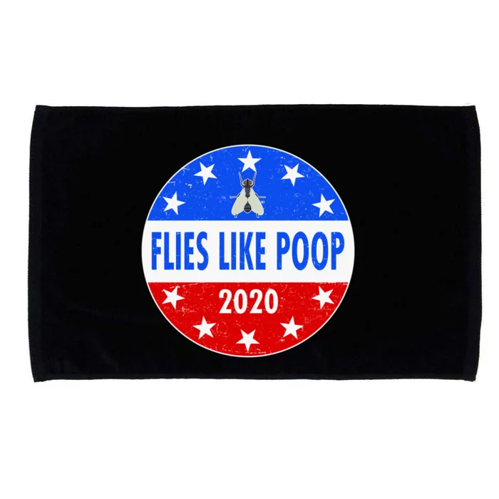 Flies Like Poop Emblem Mike Pence Fly Microfiber Hand Towel