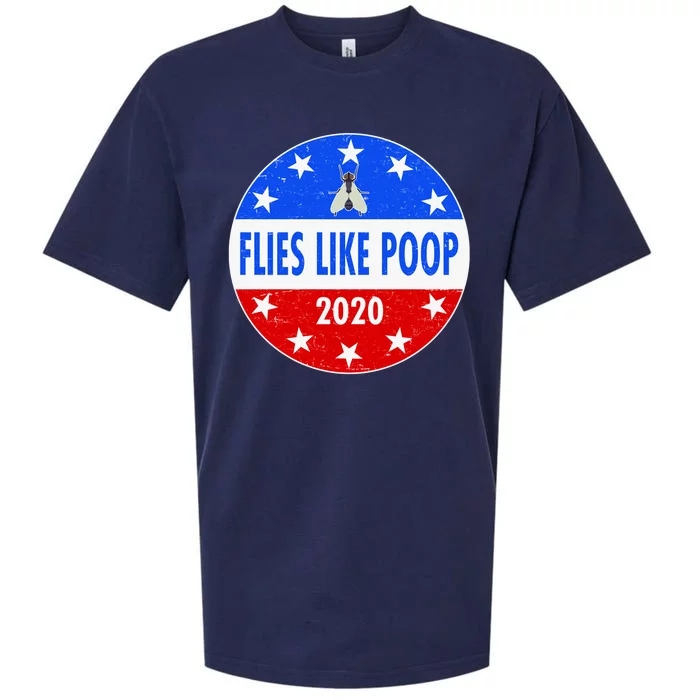 Flies Like Poop Emblem Mike Pence Fly Sueded Cloud Jersey T-Shirt