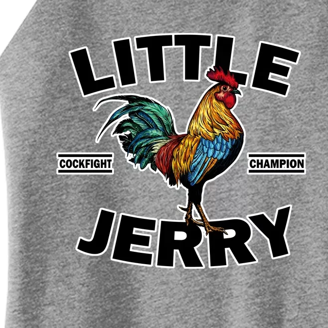 Funny Little Jerry Cockfight Champion 1 Women’s Perfect Tri Rocker Tank