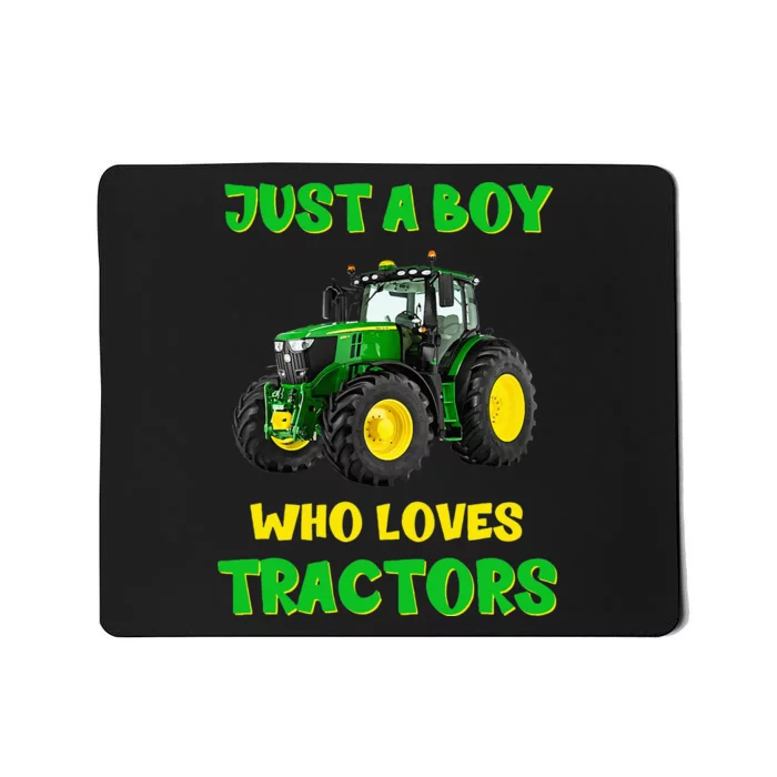 Farm Lifestyle Just A Who Loves Tractors Mousepad