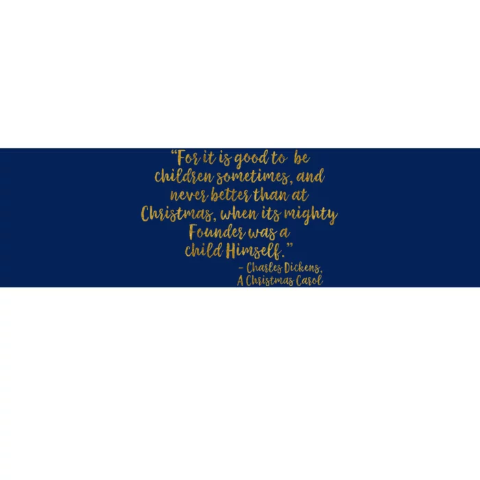 Founder Lord Jesus Christ Faux Gold Christmas Carol Bumper Sticker