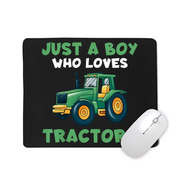 Farm Lifestyle Just A Who Loves Tractors Mousepad