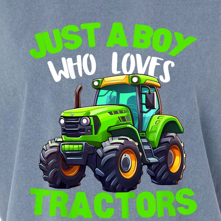 Farm Lifestyle Kids Tractor Lover Cute | & Girls Garment-Dyed Women's Muscle Tee