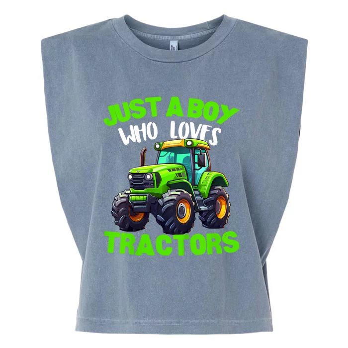 Farm Lifestyle Kids Tractor Lover Cute | & Girls Garment-Dyed Women's Muscle Tee