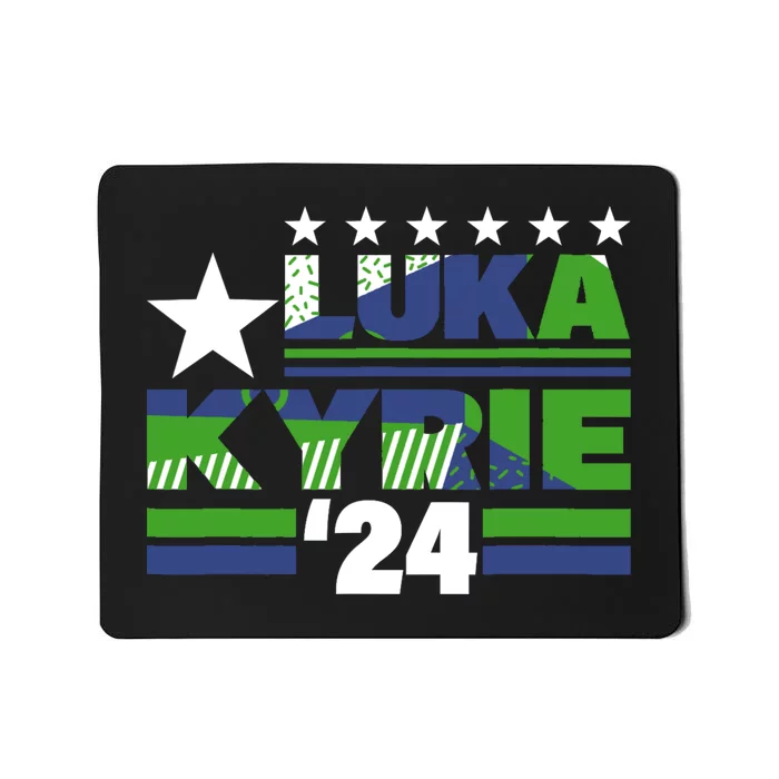 Funny Luka Kyrie 24 For President Kyrie First Name Mousepad