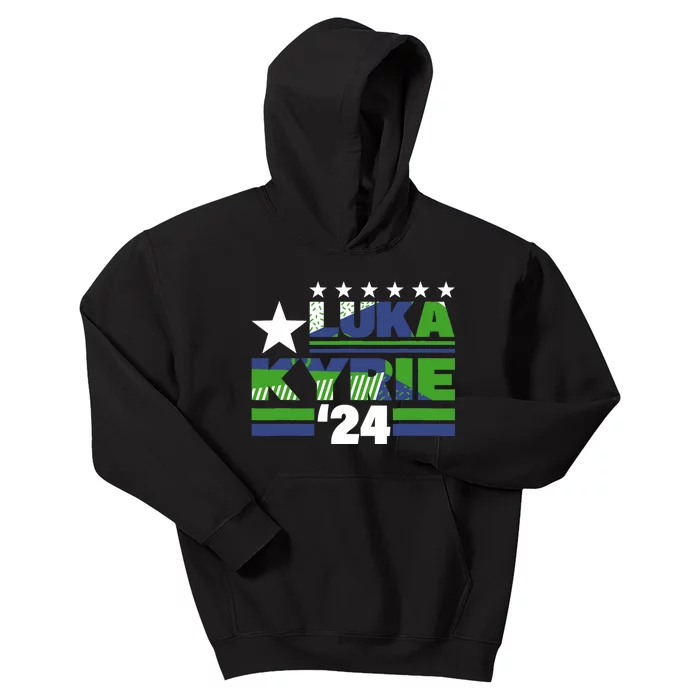 Funny Luka Kyrie 24 For President Kyrie First Name Kids Hoodie