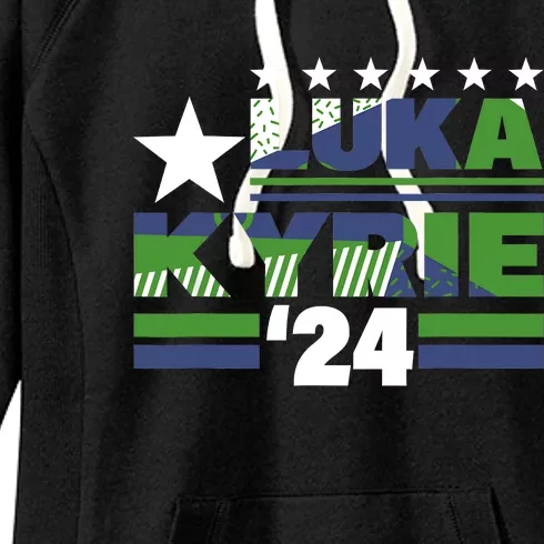 Funny Luka Kyrie 24 For President Kyrie First Name Women's Fleece Hoodie