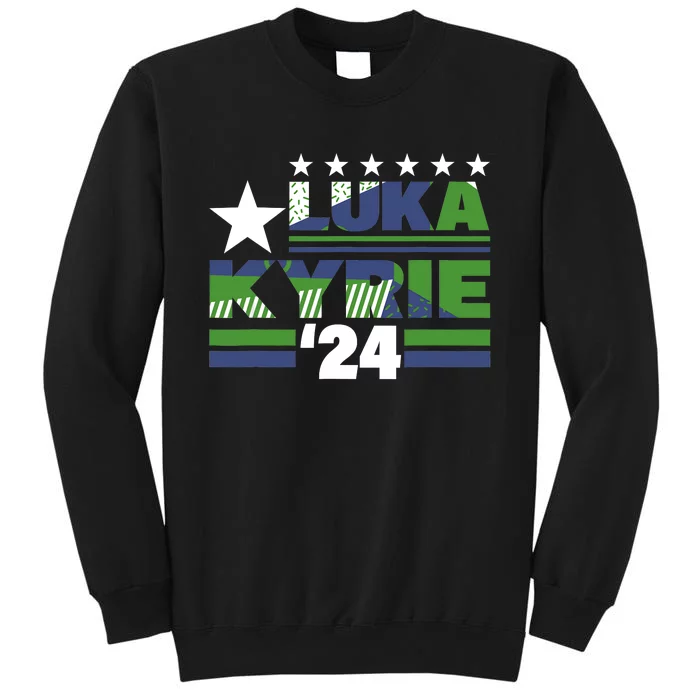 Funny Luka Kyrie 24 For President Kyrie First Name Tall Sweatshirt