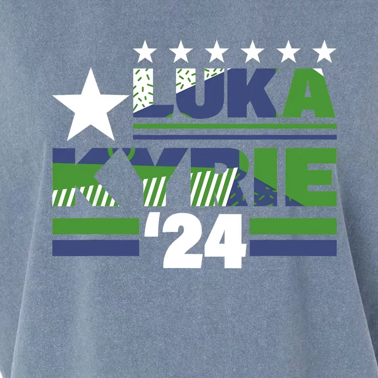 Funny Luka Kyrie 24 For President Kyrie First Name Garment-Dyed Women's Muscle Tee