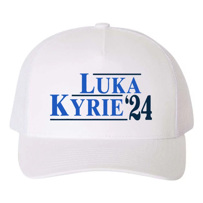 Funny Luka Kyrie 24 For President Kyrie First Name Yupoong Adult 5-Panel Trucker Hat