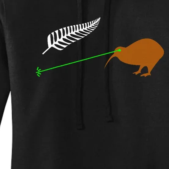 Funny Laser Kiwi Flag New Zealand Popular Choice Women's Pullover Hoodie