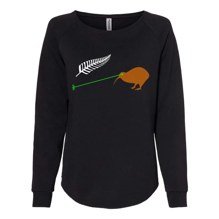 Funny Laser Kiwi Flag New Zealand Popular Choice Womens California Wash Sweatshirt