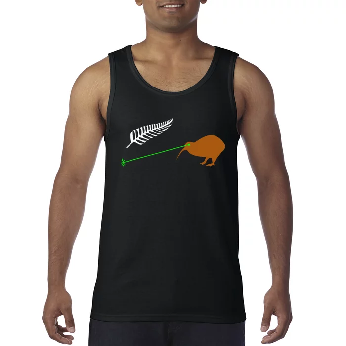 Funny Laser Kiwi Flag New Zealand Popular Choice Tank Top