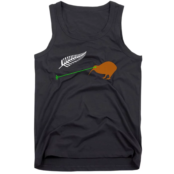 Funny Laser Kiwi Flag New Zealand Popular Choice Tank Top