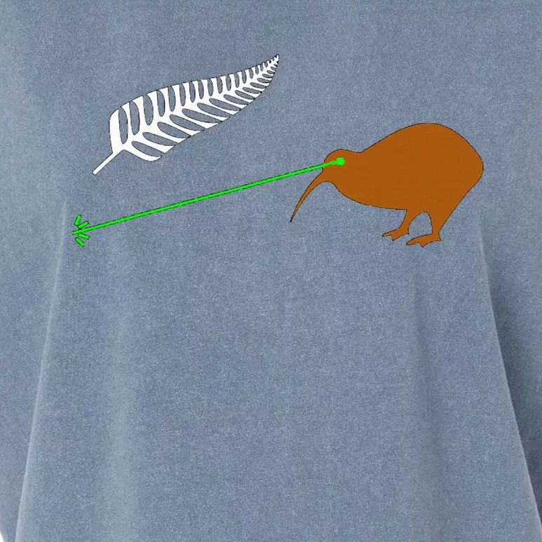 Funny Laser Kiwi Flag New Zealand Popular Choice Garment-Dyed Women's Muscle Tee