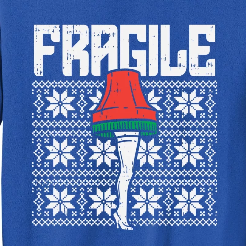 Fragile Leg Lamp Ugly Christmas Sweater Funny Xmas Gift Sweatshirt