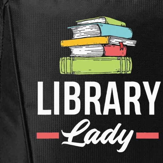 Funny Library Lady Librarian Library Assistant City Backpack