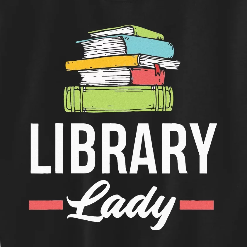 Funny Library Lady Librarian Library Assistant Kids Sweatshirt