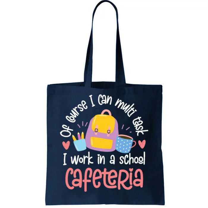 Funny Lunch Lady Appreciation Design Tote Bag