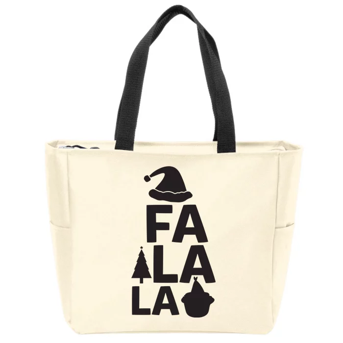 Fa La La Zip Tote Bag