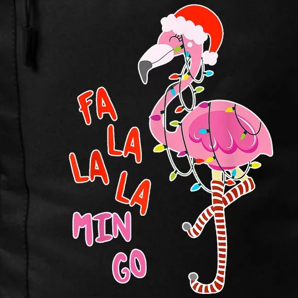 Fa La La La Min Go Flamingo Christmas Daily Commute Backpack