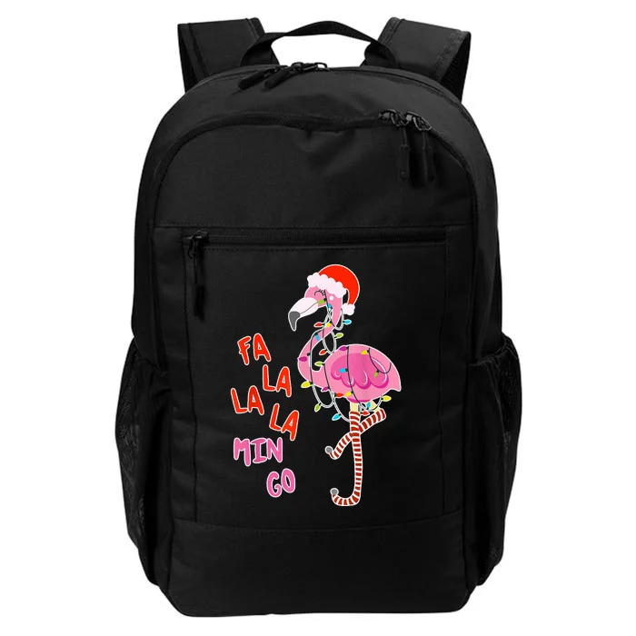 Fa La La La Min Go Flamingo Christmas Daily Commute Backpack