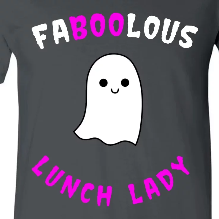 Faboolous Lunch Lady V-Neck T-Shirt