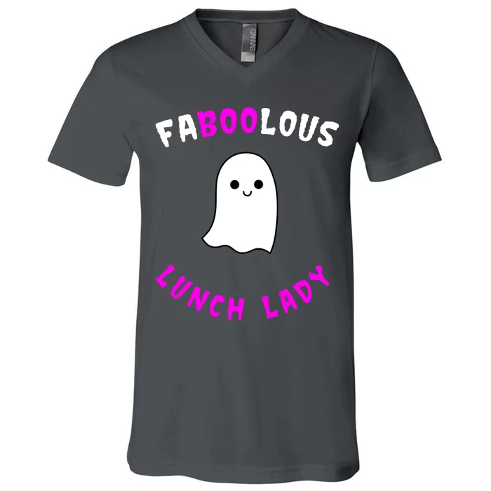 Faboolous Lunch Lady V-Neck T-Shirt