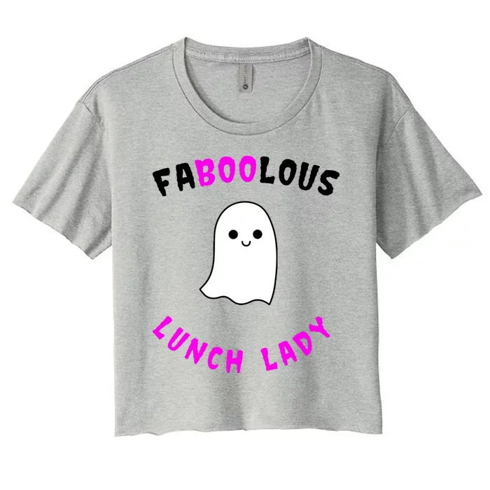 Faboolous Lunch Lady Women's Crop Top Tee