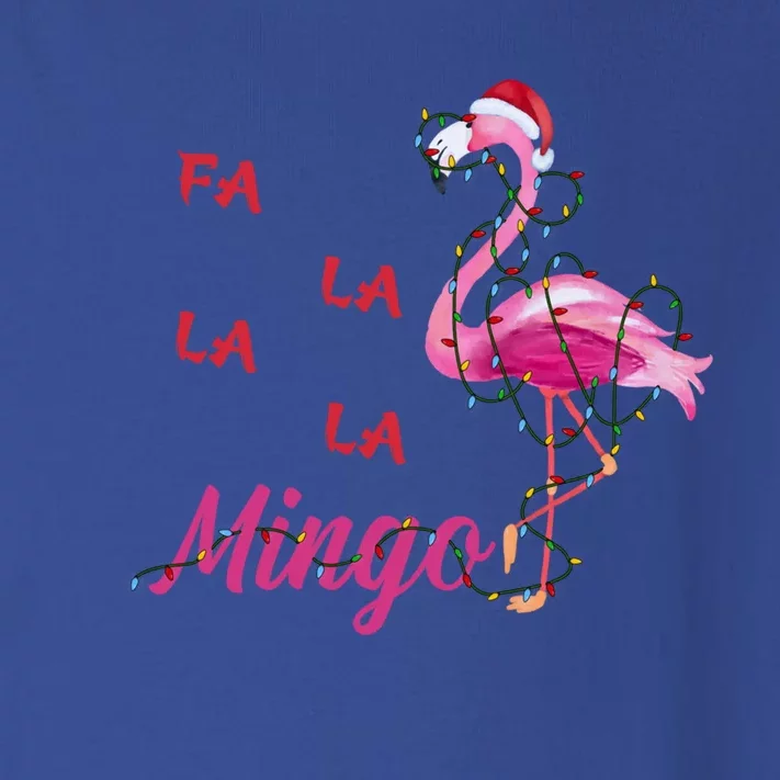 Fa La La La Mingo Flamingo Christmas Lights Merry Xmas Day Cool Gift Toddler Long Sleeve Shirt