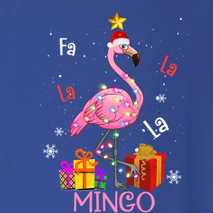 Fa La La La Mingo Flamingo For Christmas Xmas Gift Toddler Long Sleeve Shirt