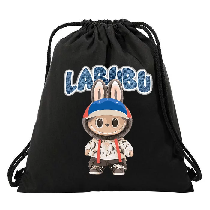 Funny Labubu Lover Cute Labubu The Monsters Party Drawstring Bag