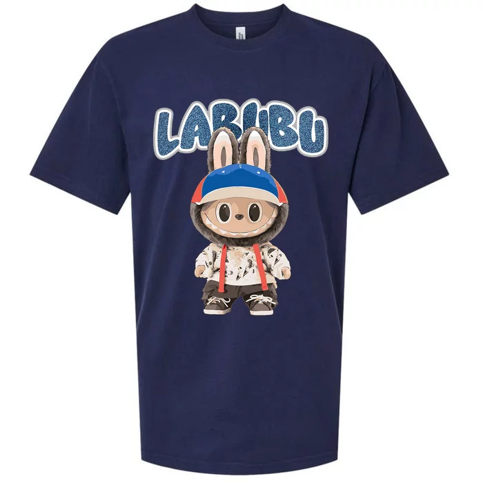 Funny Labubu Lover Cute Labubu The Monsters Party Sueded Cloud Jersey T-Shirt