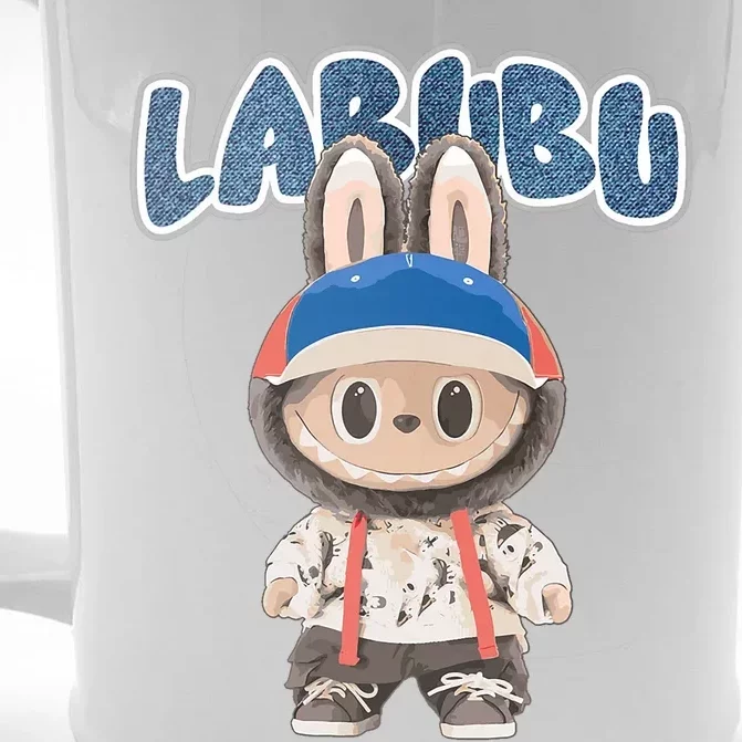 Funny Labubu Lover Cute Labubu The Monsters Party Front & Back Beer Stein